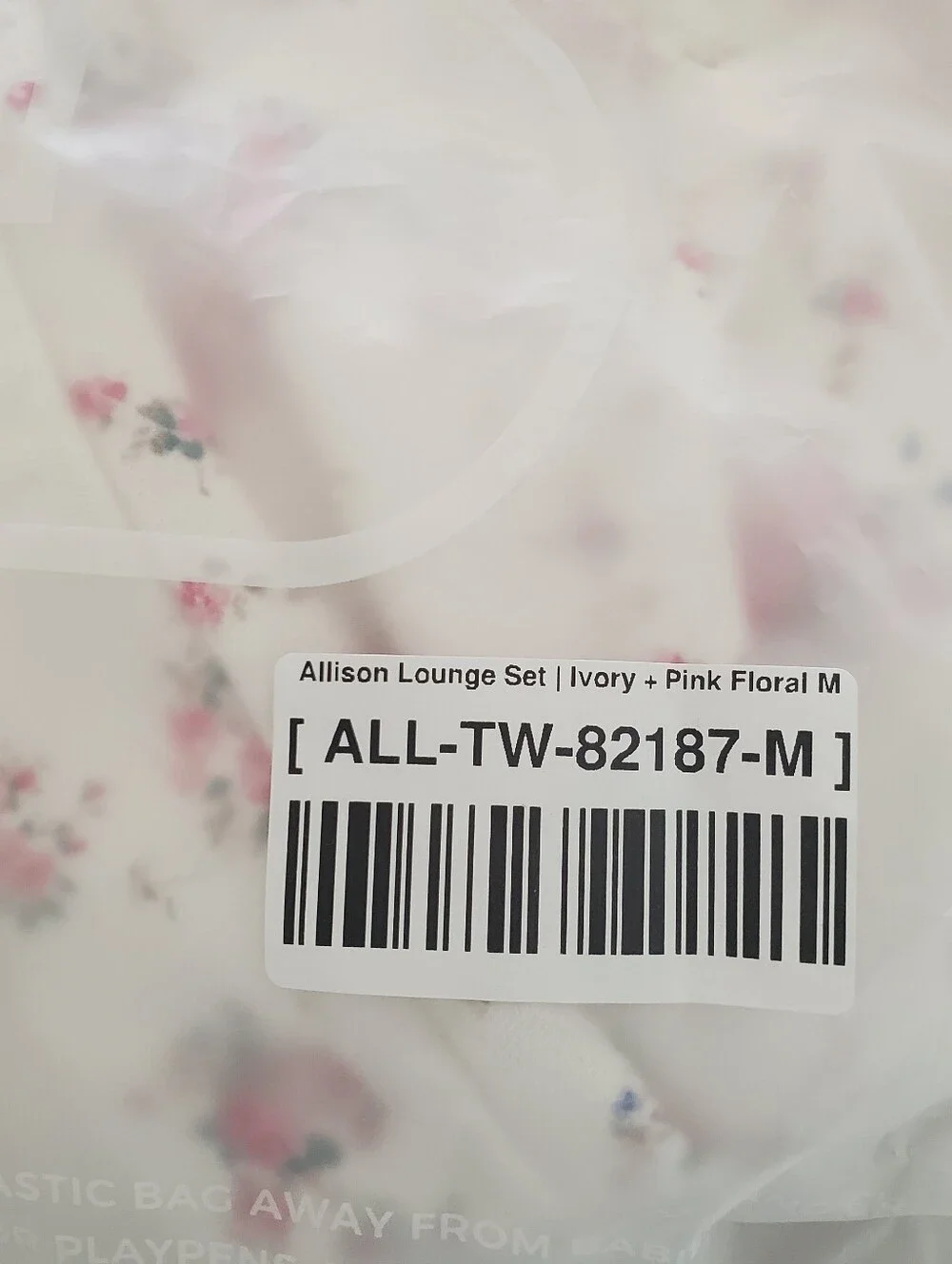 Baltic Born Allison Lounge Set Floral sz M